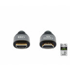 Cable HDMI Manhattan 355940 2.1 Textil 2M - 8K@60Hz Ultra Alta Velocidad