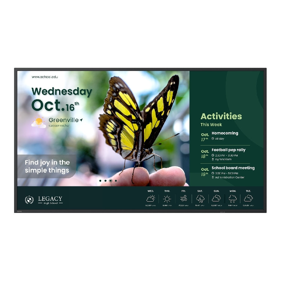 Monitor BenQ ST4304 43 pulgadas 4K UHD - Señalización Digital Android 14