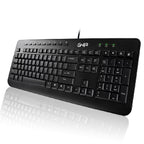 Kit Teclado y Mouse GHIA GAC-004 - Alámbrico Ergonómico USB Multimedia