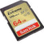Memoria SanDisk SDXC 64GB Extreme 170MB/s - 4K UHD Clase 10 U3 V30
