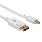 Cable Mini DisplayPort Manhattan 324748 - 2M, 10.8 Gbps, Conexión Macho a Macho