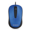 Mouse óptico Quaroni MAQ02A 1200 DPI - Alámbrico, Plug & Play, Azul