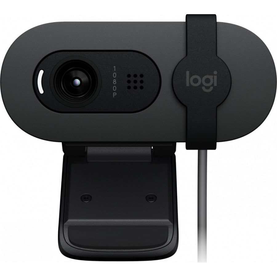 Webcam Logitech Brio 100 1080p Full HD - Micrófono USB, RightLight 2, Grafito Imagen principal del producto