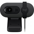 Webcam Logitech Brio 100 1080p Full HD - Micrófono USB, RightLight 2, Grafito