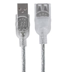 Cable USB Manhattan 336314 2.0 Extensión 1.8M - Alta Velocidad Blindado