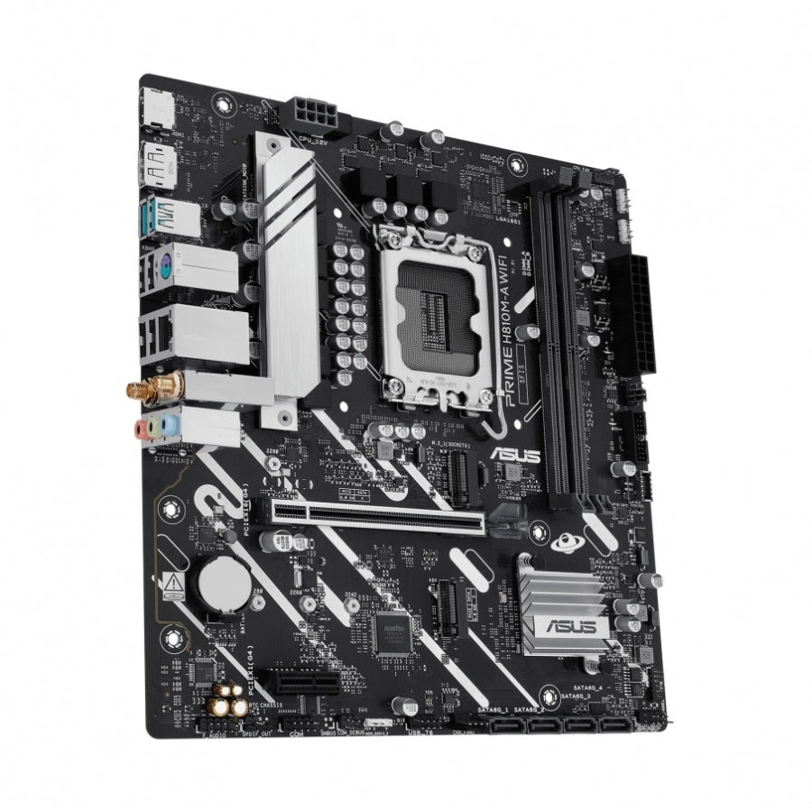 Tarjeta Madre ASUS PRIME H810M-A WIFI - DDR5, WiFi 6, Micro-ATX