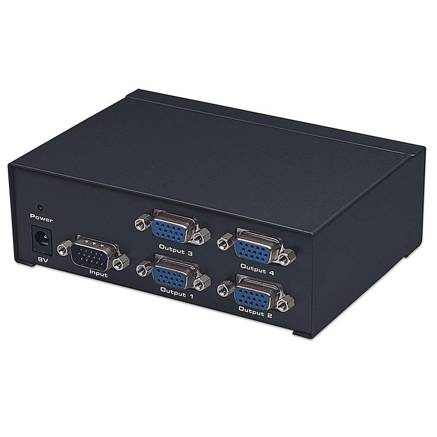 Video Splitter Manhattan 207348 SVGA - 1 Entrada 4 Salidas Alta Resolución