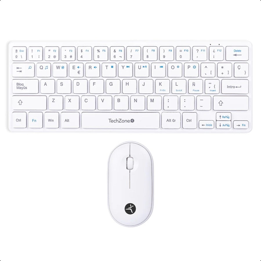 Teclado y Mouse Inalámbrico Tech Zone TZACCBI04 - Mini 2.4GHz