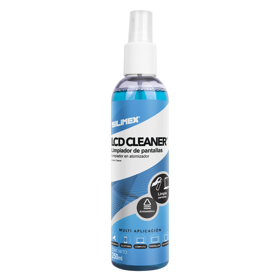Atomizador LCD Cleaner Silimex 250 ml - Limpiador antiestático para pantallas