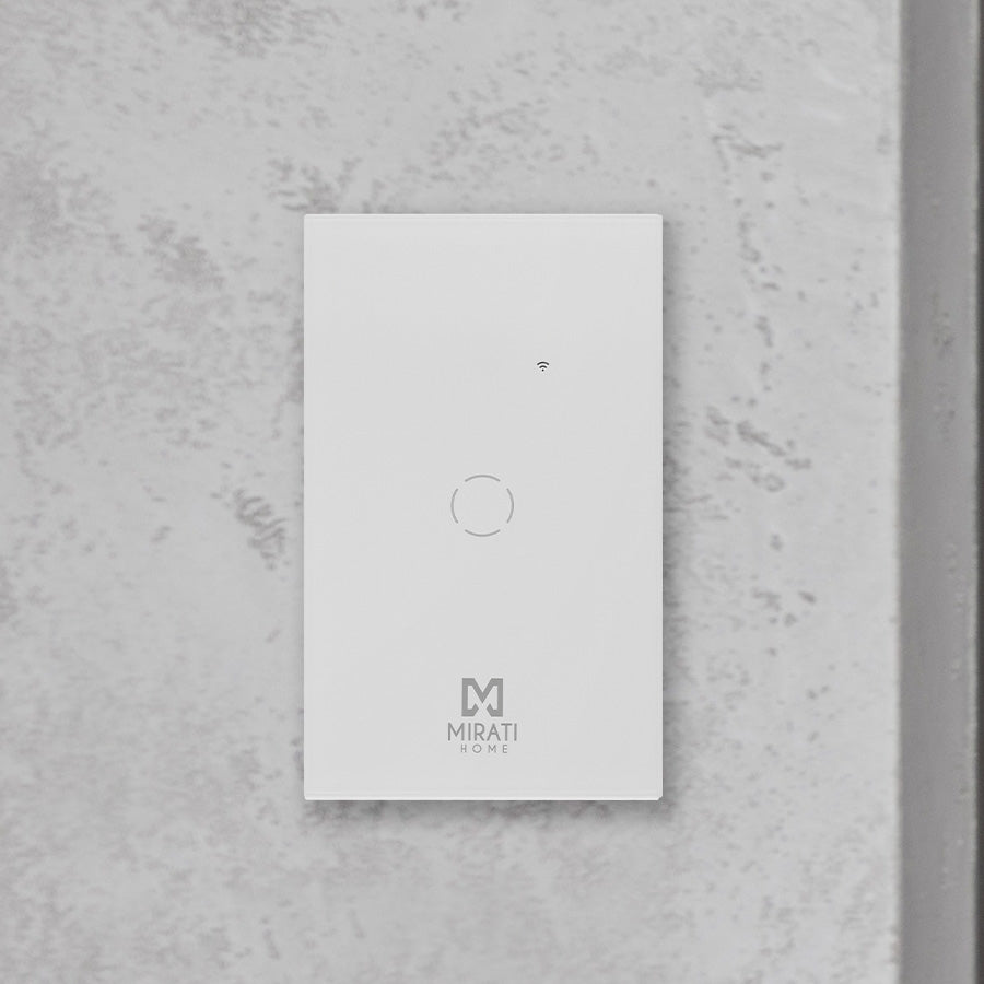 Apagador Inteligente Mirati M1SI2 Touch WiFi - Compatible Alexa y Google Home
