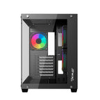 Gabinete Ocelot Gaming A-Cube 1 Mid Tower - Cristal Templado, 3 Ventiladores