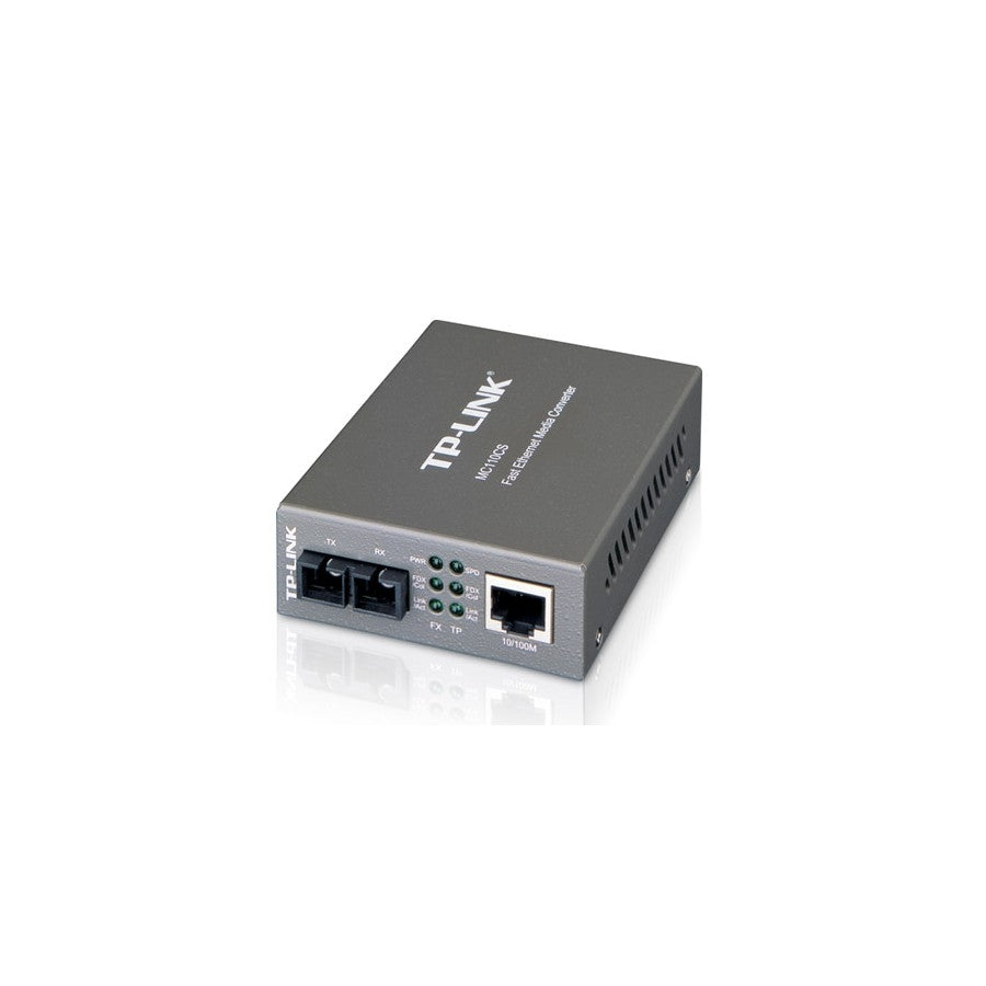 Convertidor de Medios TP-Link MC110CS - Fibra SC a RJ45 100Mbps Duplex Total