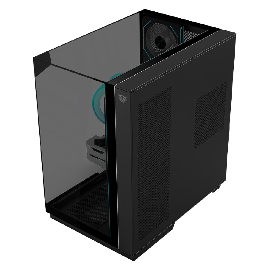Gabinete Gamer Balam Rush Tank Majestic Media Torre ATX - Triple Cristal Templado ARGB