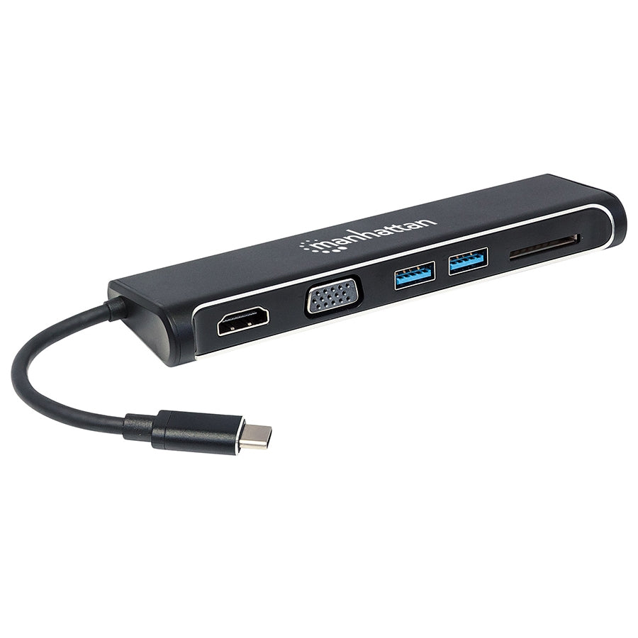 Docking Manhattan USB-C 4 en 1 - HDMI, VGA, USB 3.1 y Lector SD Imagen secundaria del producto