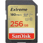 Tarjeta SDXC SanDisk 256GB Extreme - 180MB/s, 4K UHD, Clase 10 U3