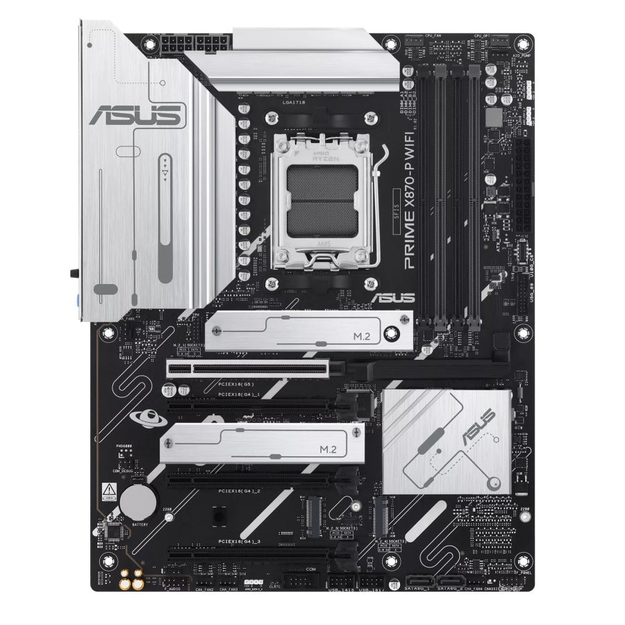 Tarjeta Madre ASUS PRIME X870-P WIFI - Socket AM5, DDR5, WiFi 7, PCIe 5.0