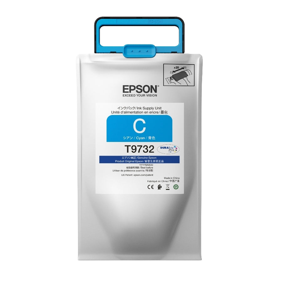 Bolsa de Tinta Epson T974220 Cyan Alta Capacidad - 84,000 Impresiones Imagen principal del producto