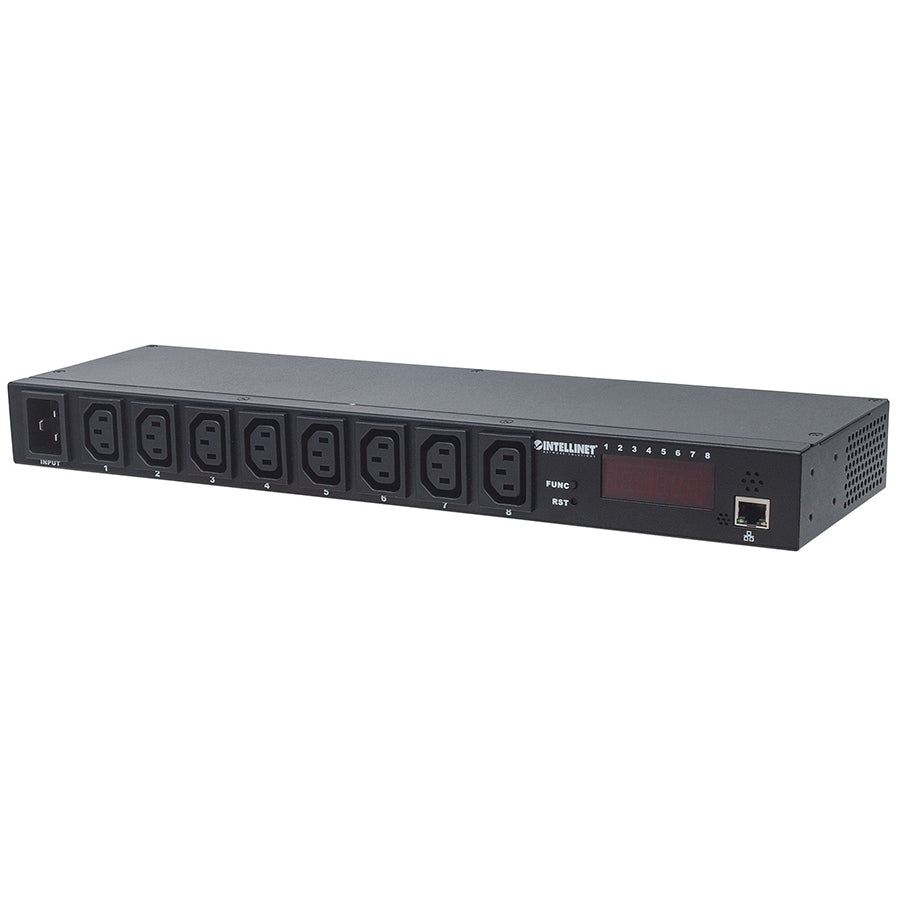 PDU Inteligente Intellinet 163682 - 8 Salidas Rack 19" 1U con Monitoreo