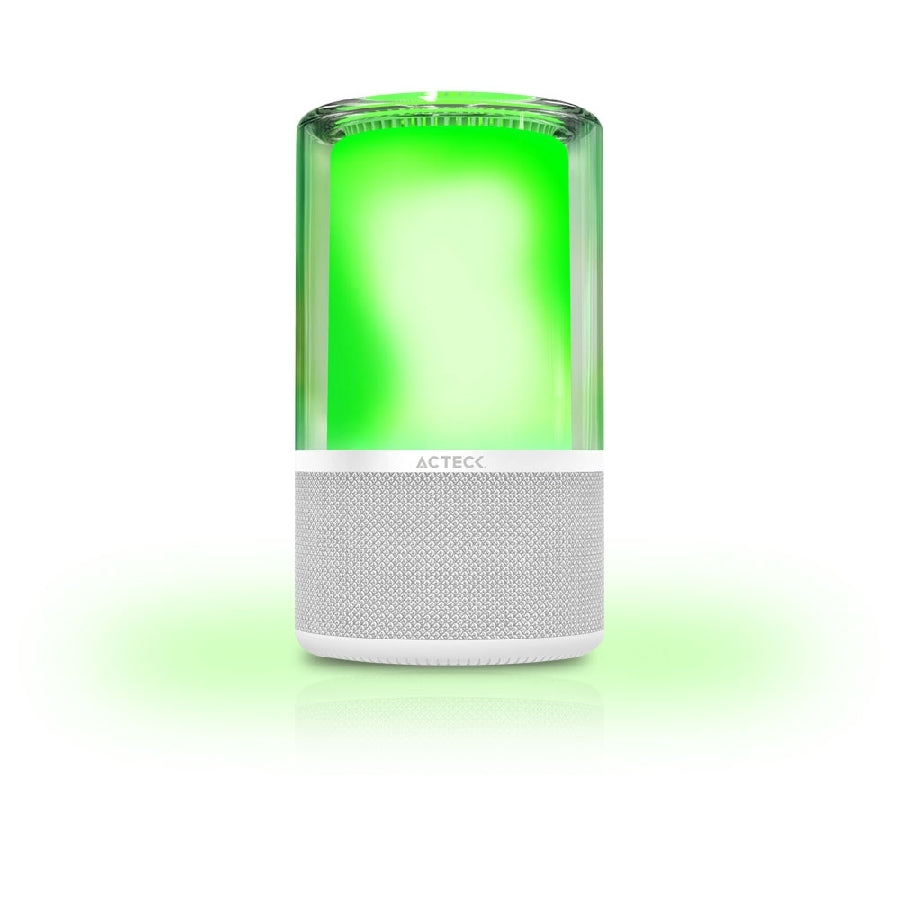Bocina Acteck Glee Pure AP70 Inalámbrica Bluetooth - 20W con Subwoofer LED
