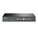 Switch TP-Link TL-SG1016D 16 Puertos Gigabit 10/100/1000 Mbps - Escritorio o Rack