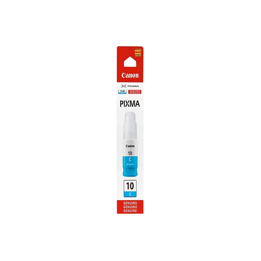 Botella de Tinta Canon GI-10C Cyan - 70ml, 7700 Páginas Imagen principal del producto