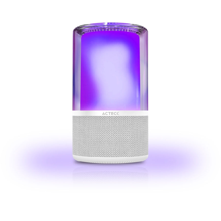 Bocina Acteck Glee Pure AP70 Inalámbrica Bluetooth - 20W con Subwoofer LED