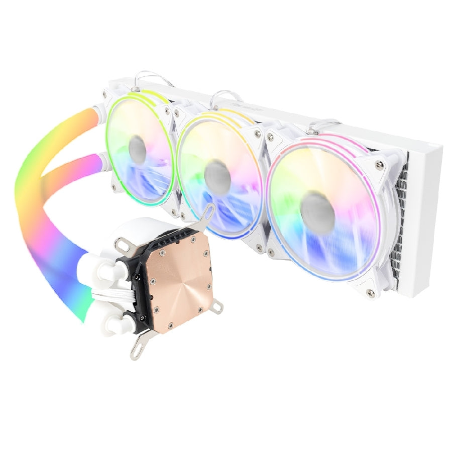 Enfriador Líquido Ocelot Gaming Polar Wave 360 White - ARGB, Intel y AMD Imagen principal del producto
