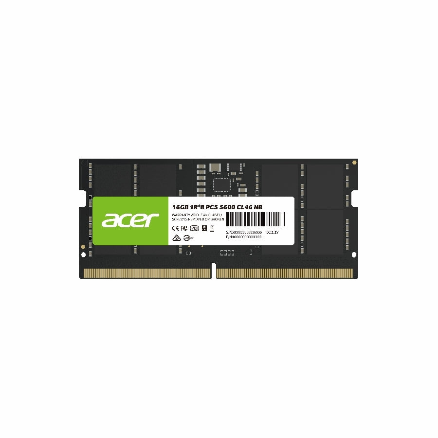 Memoria RAM Acer SD200 SODIMM DDR5 16GB 5600MHz - Para Laptop