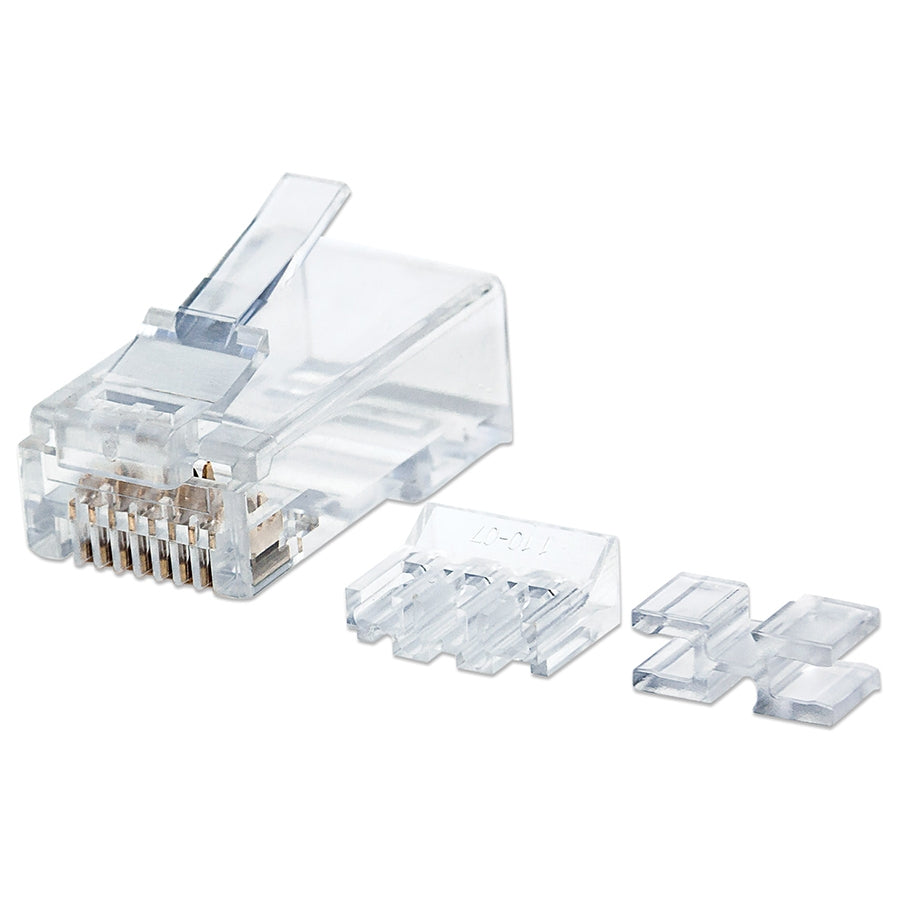 Plug RJ45 INTELLINET 790550 Cat 6A UTP - Pack 80 Piezas Profesional