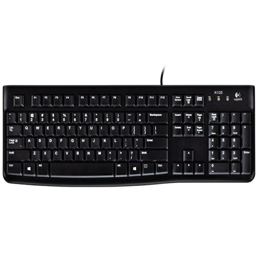 Teclado Logitech K120 Alámbrico USB - Resistente a Derrames, Español Imagen principal del producto
