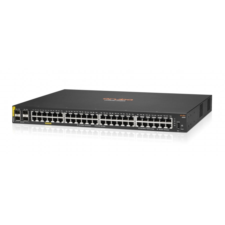Switch HPE Aruba 6000 48 Puertos Gigabit POE+ 370W - Capa 2 Administrable