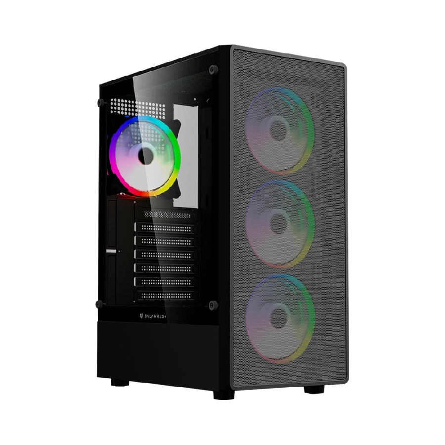 Gabinete Balam Rush Dragonfly GM590 Media Torre ATX - Cristal Templado RGB