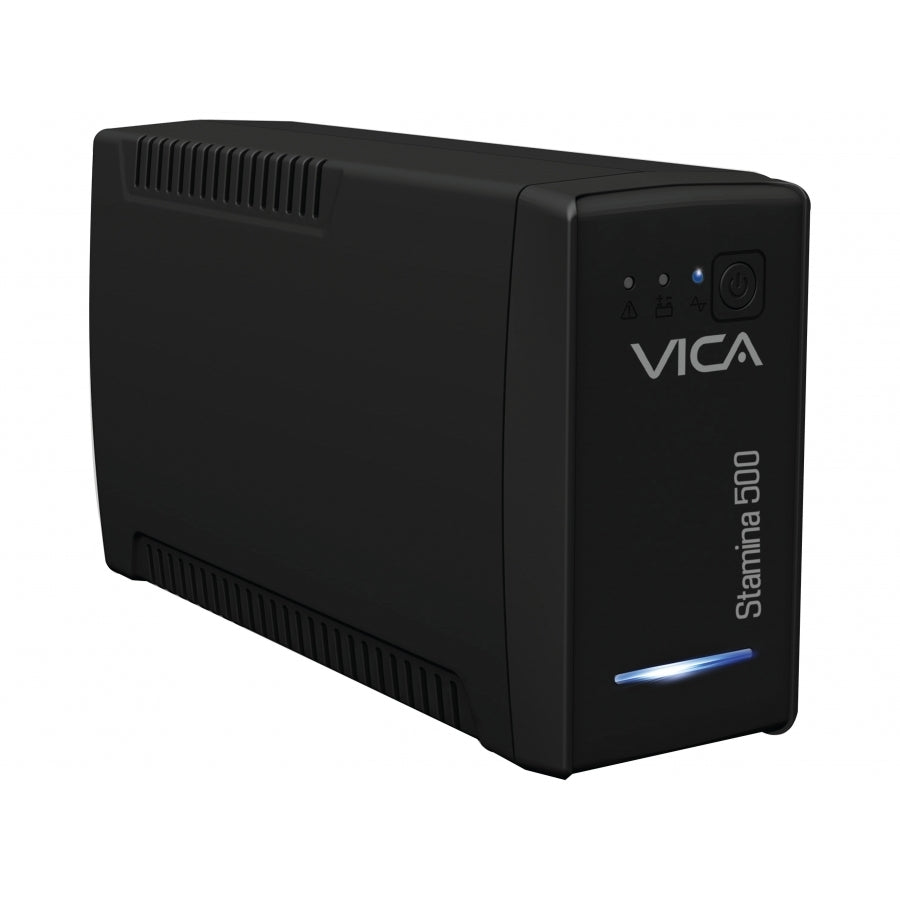 No Break UPS VICA STAMINA 500 - 500VA/300W, 8 Tomas, 3 años Garantía