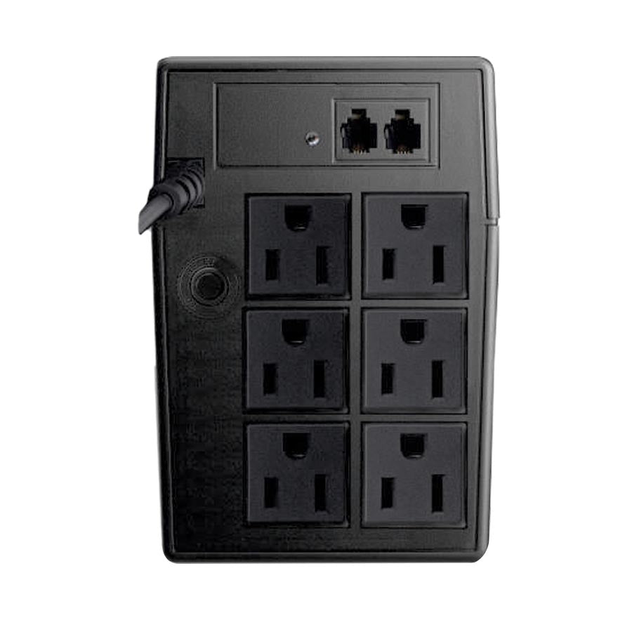 No-Break SMARTBITT SBNB750 750 VA - 6 Contactos, Batería 12V, Protección Hogar y Oficina
