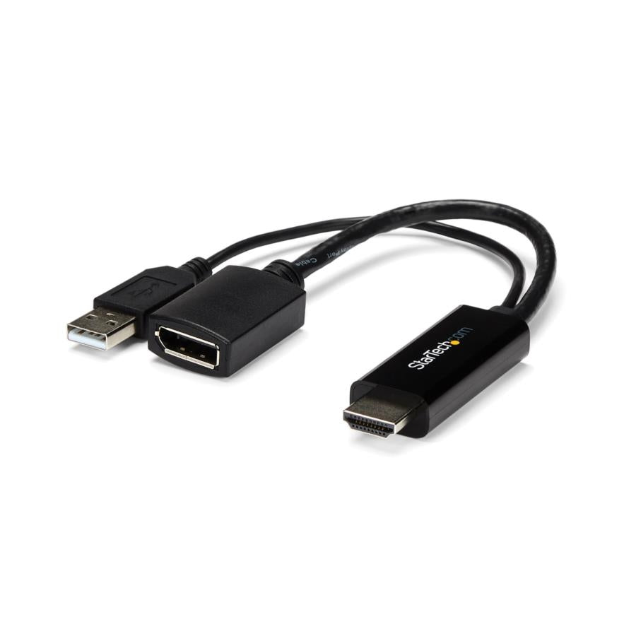 Adaptador HDMI a DisplayPort StarTech HD2DP - 4K USB Alimentado Imagen principal del producto