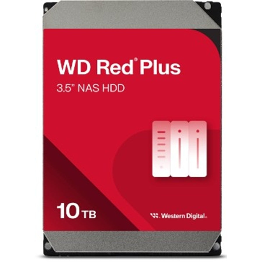 Disco Duro WD Red Plus 10TB 3.5 SATA - NAS 24/7 hasta 8 Bahías Imagen principal del producto