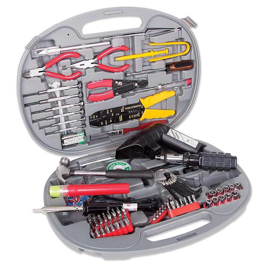 Kit Herramientas Manhattan 530217 - 145 Piezas Completas para Electrónica y Reparación