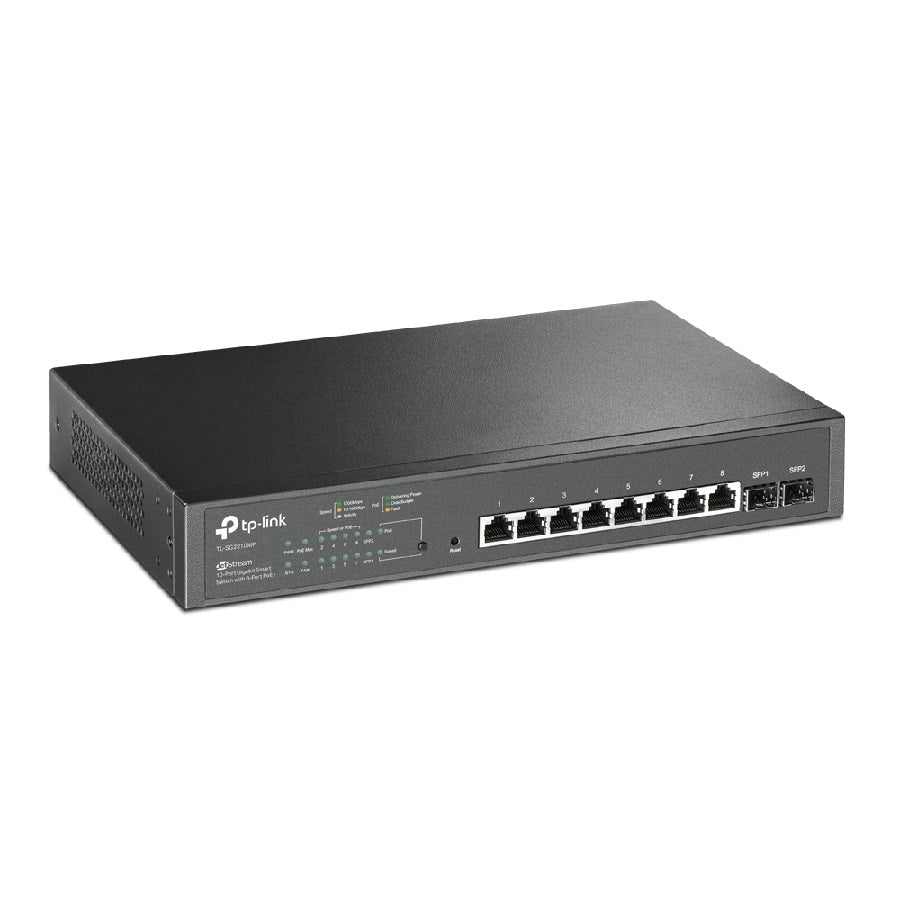 Switch TP-Link SG2210MP Gigabit - 8 Puertos PoE+ SDN Administrable, 150W Imagen principal del producto