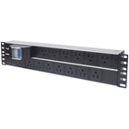 Barra PDU Intellinet 714075 - 15 Contactos Rack 19", 2U, Protección contra Corto Circuito