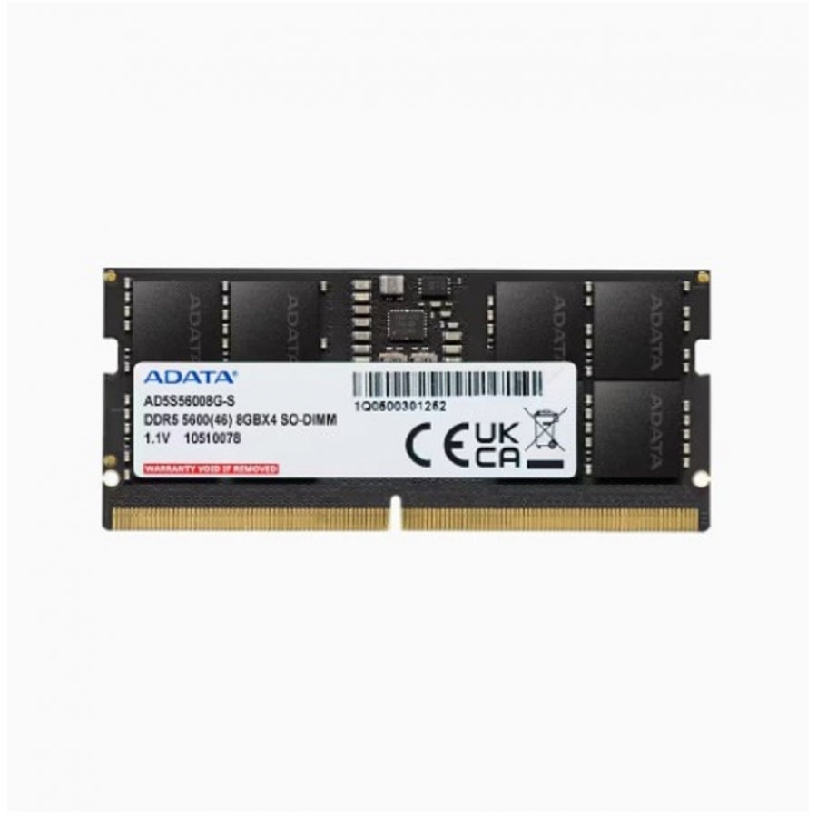Memoria ADATA DDR5 SODIMM 8GB 5600MHz - Laptop de Alto Rendimiento Imagen secundaria del producto