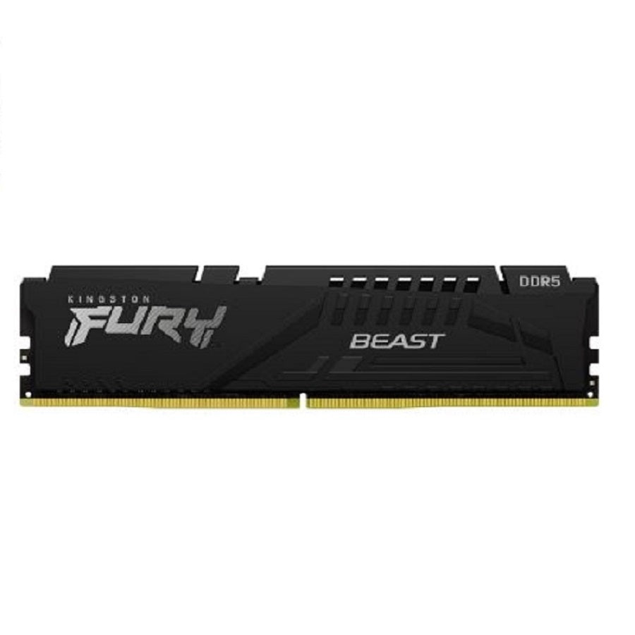 Memoria RAM Kingston Fury Beast 16GB DDR5 5600MT/s - Negro con Disipador