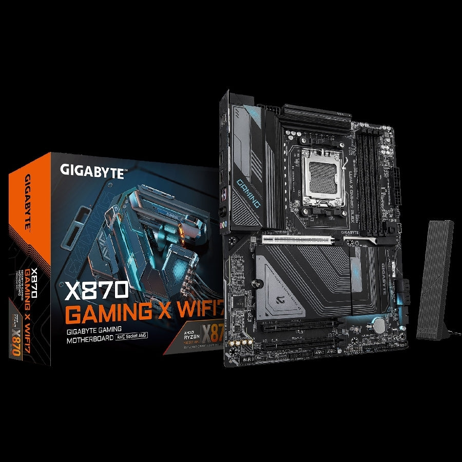 Tarjeta Madre Gigabyte X870 Gaming X WiFi7 - Socket AM5, DDR5, PCIe 5.0