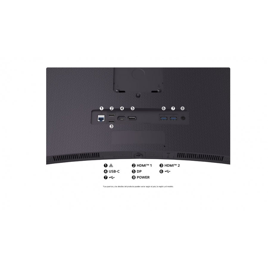 Monitor LG 45GX90SA-B 45 Pulgadas UltraGear OLED Gaming Curvo 240Hz