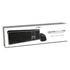 Kit Acteck Creator KREA MK755 - Teclado y Mouse Inalámbrico Recargable Multidispositivo