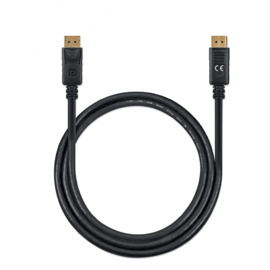 Cable DisplayPort Manhattan 355568 v1.4 - 8K60Hz, 1m, Negro Imagen secundaria del producto