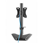 Soporte Monitor Manhattan 462037 - Ajustable 17 a 27 pulgadas, Rotación 90°