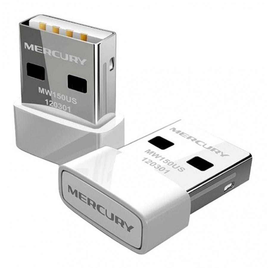 Tarjeta de Red USB Mercusys MW150US - Inalámbrica 150 Mbps Nano