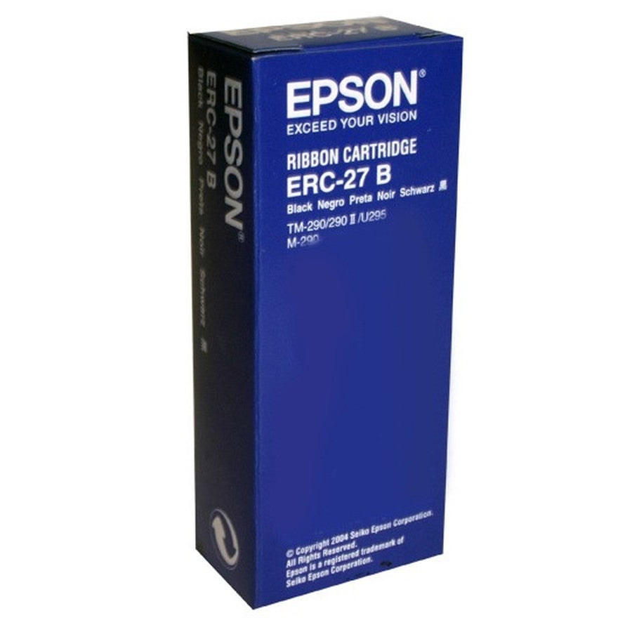 Cinta Epson ERC-27B Negra - Compatible TM-290/TM-295, Impresión de Calidad Imagen secundaria del producto