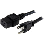Cable de Corriente StarTech 1.8M Servicio Pesado - NEMA 5-15P a C19, 15A 125V