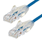 Cable Ethernet CAT6 StarTech 30cm Snagless - Azul, Conectores Oro